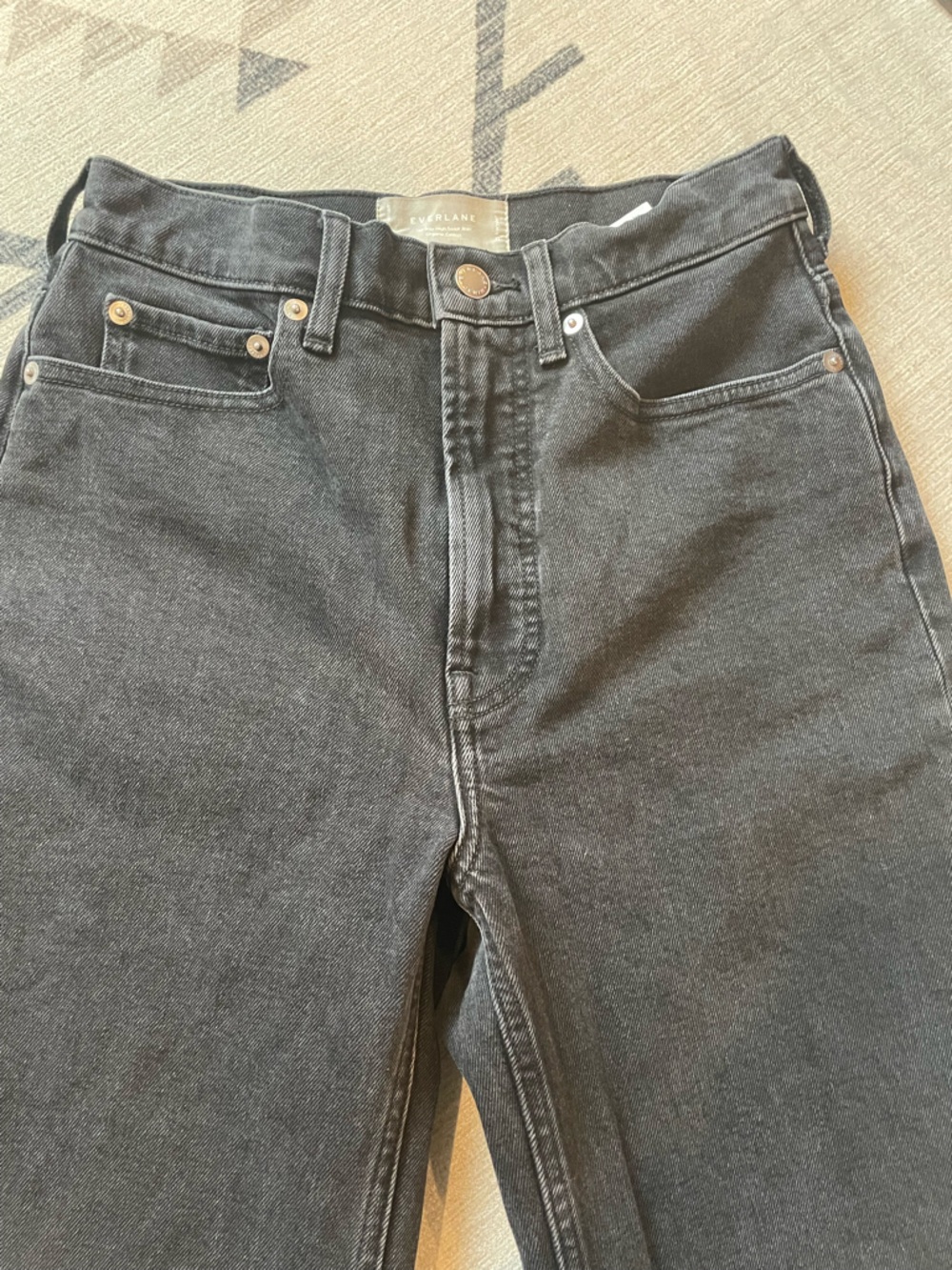 Everlane The Way-High Sailor Jean Washed Black 25L - Picture 5 of 8